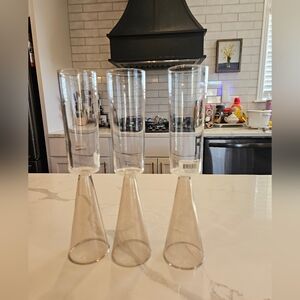 Zodax Viterbo Smoke Glasses Set of 3